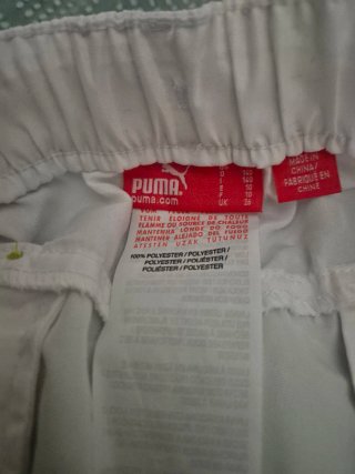 Pantalón Pirata Deportivo Puma Blanco Niña 10 Años