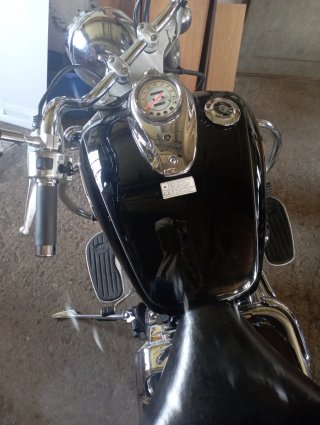 Yamaha Drag Star 650 Custom Negra
