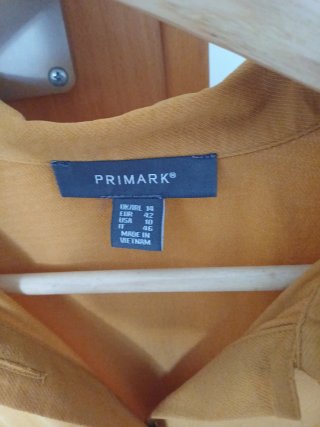 Vestido amarillo Primark talla M