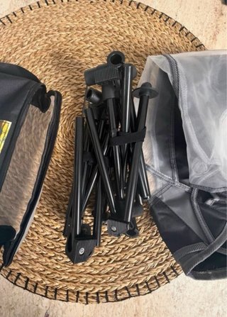 2 Sillas de  Camping + Bolsa transporte • Nuevas •