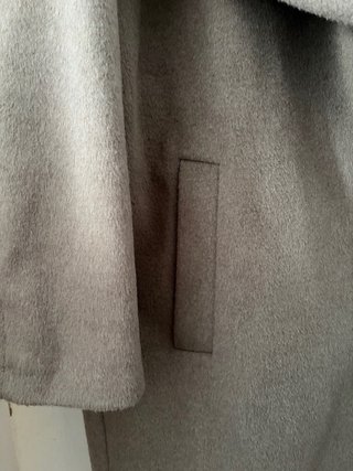 Abrigo largo beige talla M