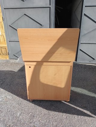 Mueble cambiador bañera madera y plástico