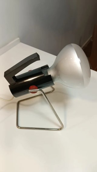 Lámpara  solar Philips Negra y Plateada 1977