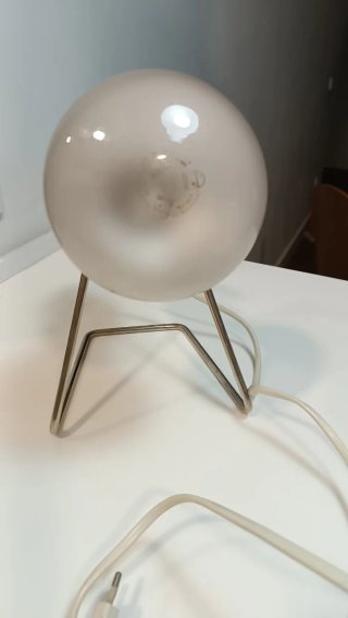 Lámpara  solar Philips Negra y Plateada 1977