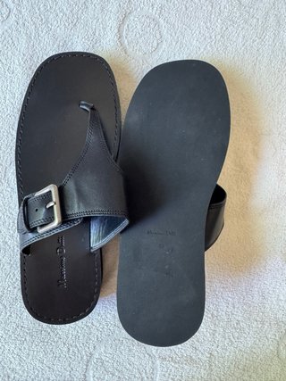 Sandalias piel hebilla Massimo Dutti T39
