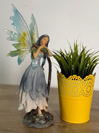Coppia di Fate Decorative della Fortuna