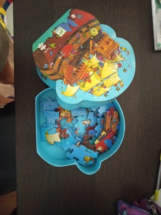 Puzzle Djeco Barco Pirata 54 Piezas
