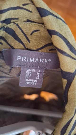 Vestido camisero Primark verde