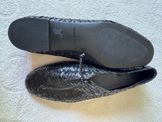 Zapatos planos Massimo Dutti piel trenzada T39