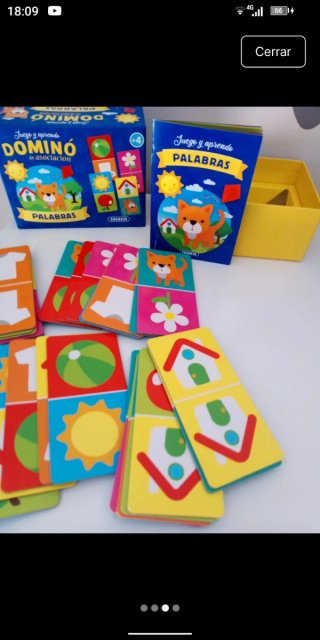 Juego Domino Palabras Niños