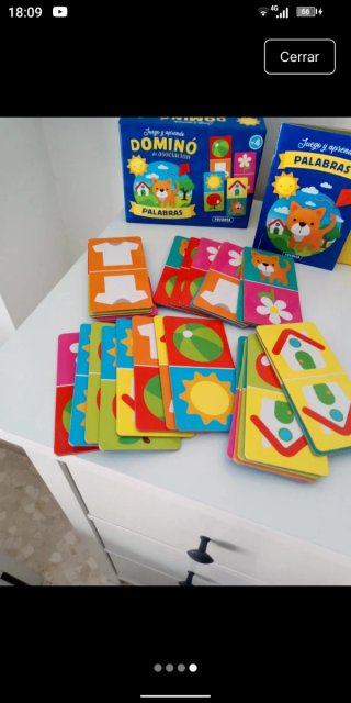 Juego Domino Palabras Niños