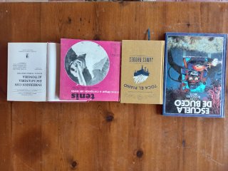 Lote 4 Libros: Buceo, Tenis, Piano, Escafandra