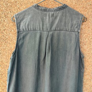 Vestido vaquero gris sin mangas