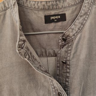 Vestido vaquero gris sin mangas
