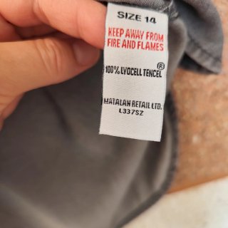 Vestido vaquero gris sin mangas
