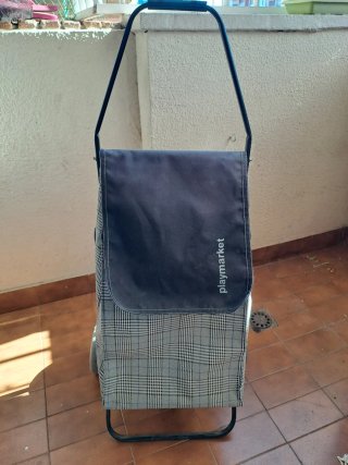 Carrito Compra Playmarket Cuadros Gris. Barcelona