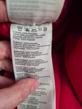 Saco Bugaboo Invierno Rojo