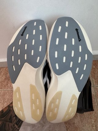 Zapatillas Adidas Adizero Running Blancas Negras