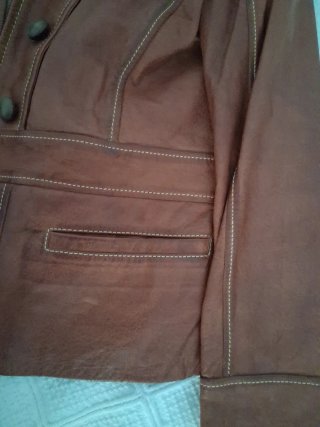 Chaqueta de piel Corty Bennett marrón