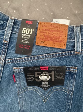 Shorts vaqueros Levi's 501 mujer