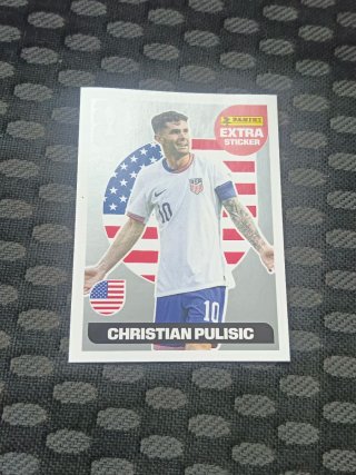 Cromo Panini Christian Pulisic Extra Sticker