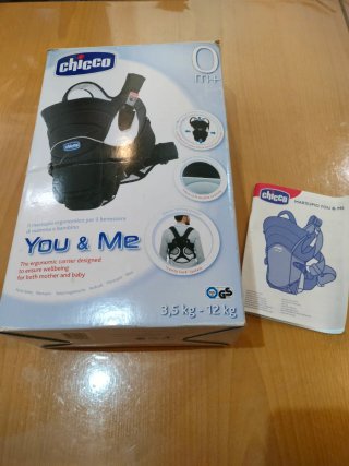 Mochila Portabebés Chicco You&Me Negra