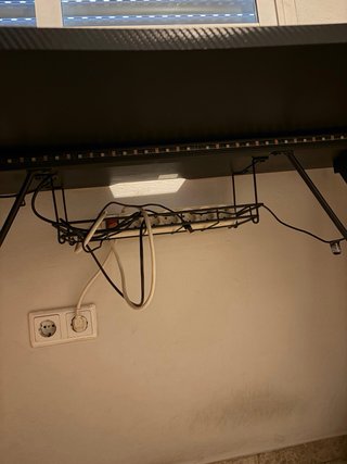 Mesa Escritorio Genesis Holm 200RGB Negra