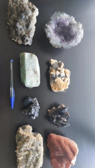 8 Minerales Grandes Colección
