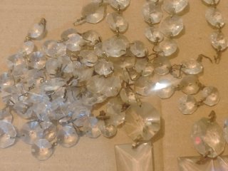 Lágrimas Cristal Antiguas para Lámpara.