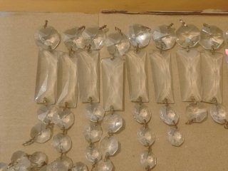 Lágrimas Cristal Antiguas para Lámpara.