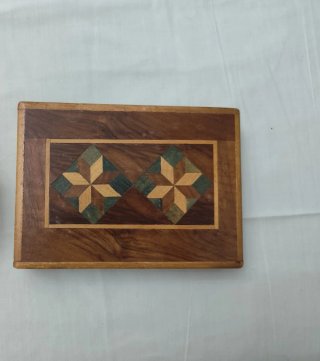 Caja de  madera vintage