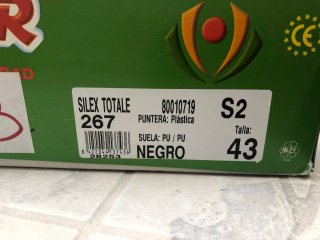 Zapatos de seguridad PANTER negros y verdes