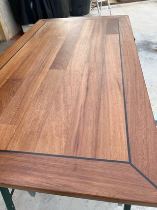 Mesa de madera para barco