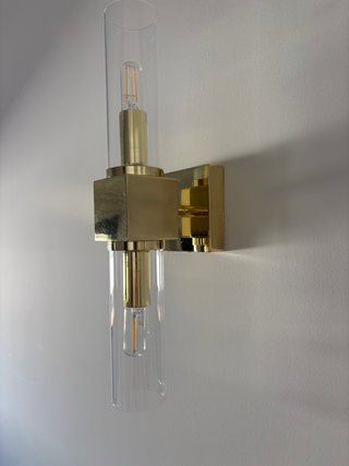 Apliques de pared dorados
