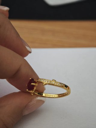 Anillo Pandora Rosa de la Bella y la Bestia