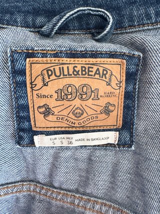 Chaqueta Vaquera Pull&Bear Azul