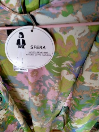 Kimono Sfera estampado corto