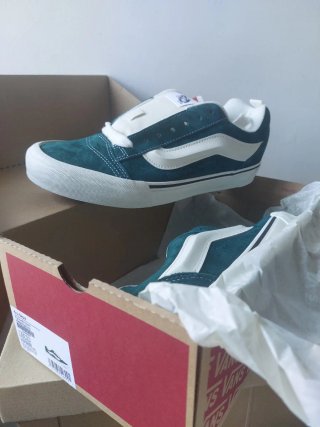 Vans Knu Skool Pig Suede Green Talla 42