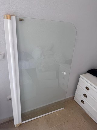 Mampara de bañera de cristal