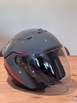 Casco Scorpion Exo 230 Gris con Visera