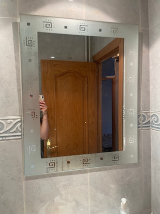 Espejo de baño con diseño