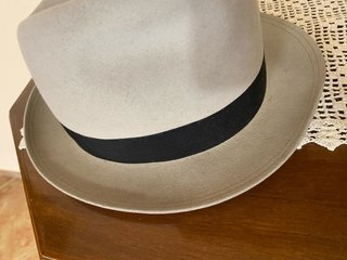 Cappello Borsalino Fedora Grigio Uomo