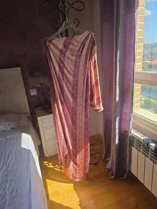 Vestido asimétrico estampado
