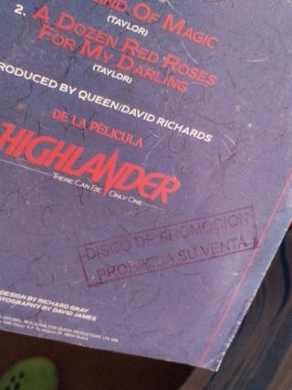 Queen A Kind of Magic Single Promocional Español