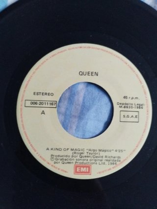 Queen A Kind of Magic Single Promocional Español