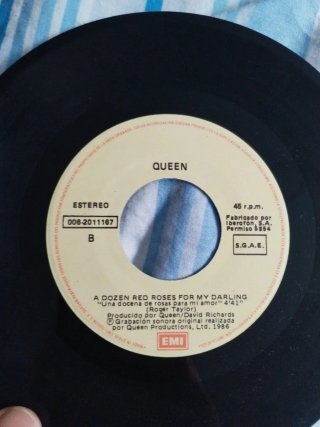 Queen A Kind of Magic Single Promocional Español