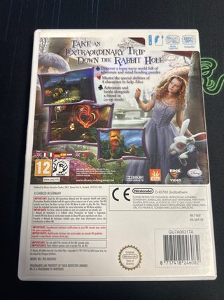 Juego Wii Disney Alice in Wonderland
