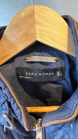 Chaleco acolchado ZARA azul