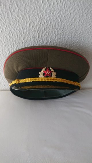 Gorra de plato ejército soviético militar