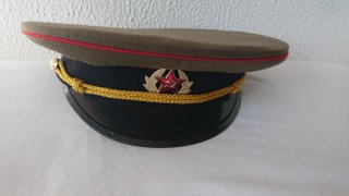 Gorra de plato ejército soviético militar